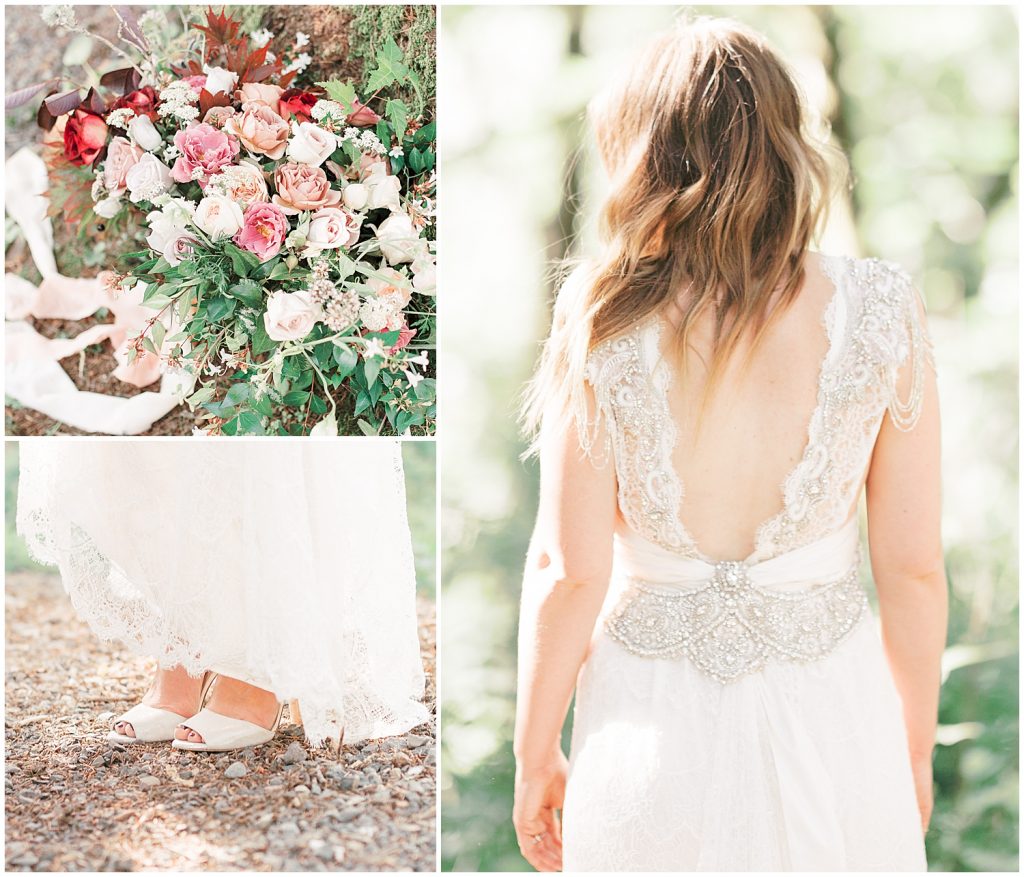 Latourell Falls Oregon Elopement Wedding Pictures Photography | Waterfall Wedding Pictures | Sam Areman Photo
