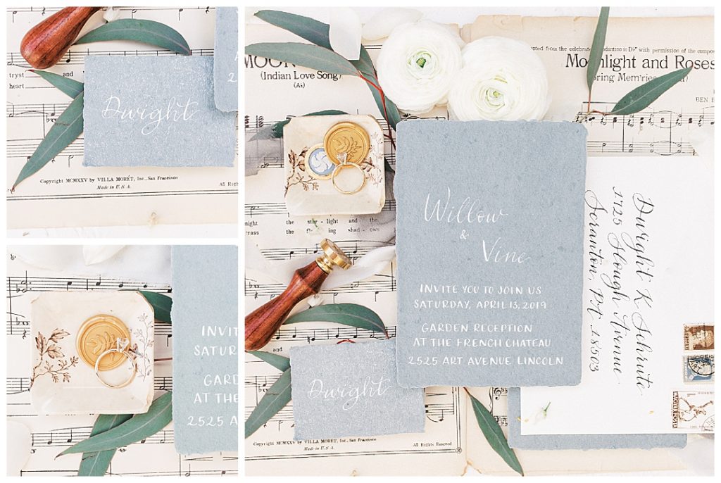 Sam Areman Photo - French Provincial Editorial - Lola Calligraphy - Office Wedding Decor