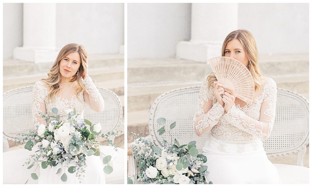 Sam Areman Photo - Justin Alexander - French Provincial Editorial Wedding - Blush Bridal - Petals to Platinum - Lovebird Jewelry Collective