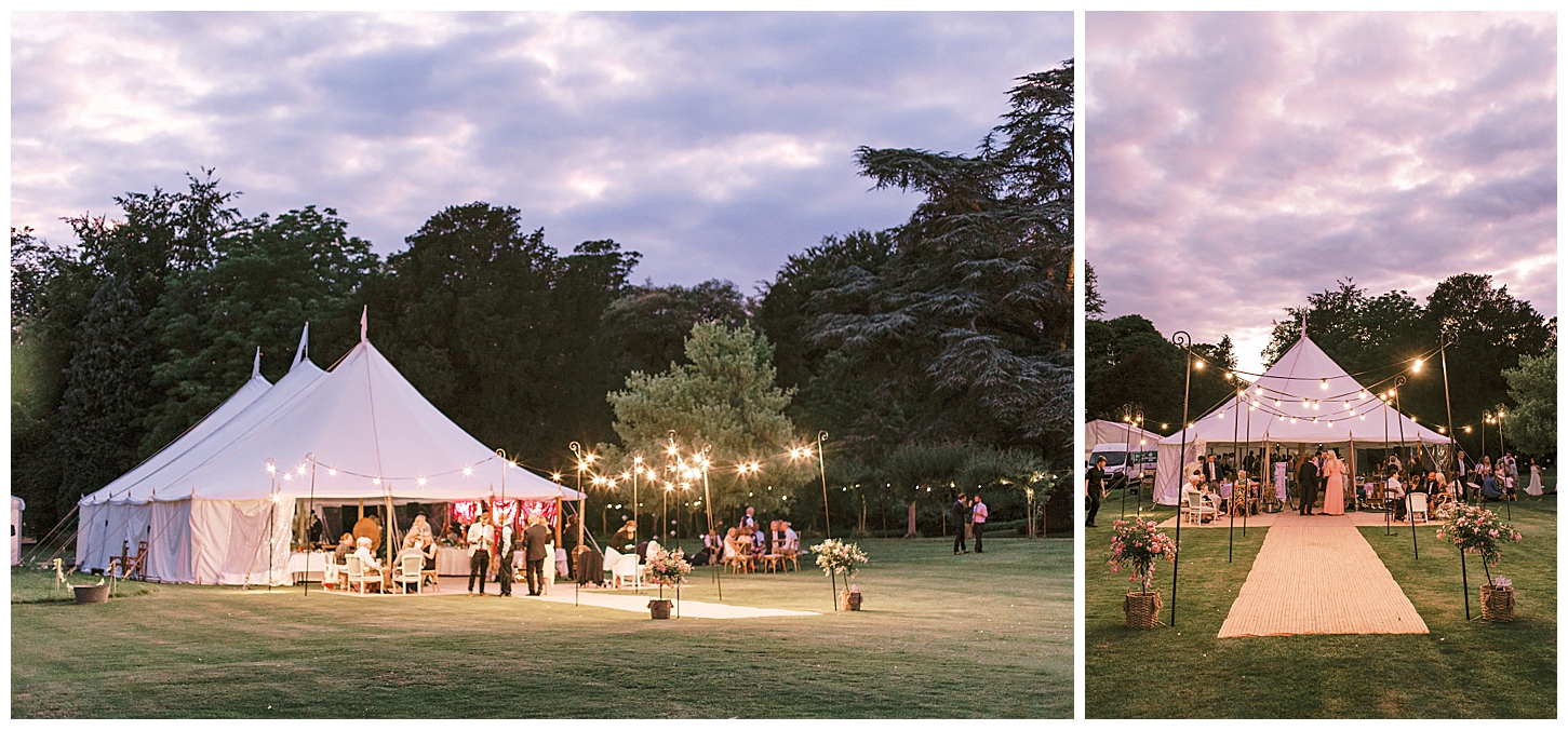 Tent Wedding Inspiration - St Clere Estate - Kent England UK Garden Wedding