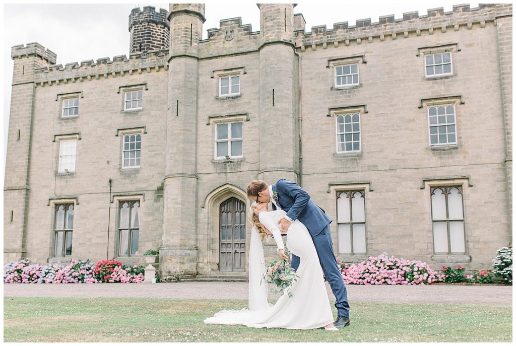 Chiddingstone Castle Wedding - Mikaella Bridal - Sara Gabriel Veils - Johnnys Little Sister Florist - Sam Areman Photo