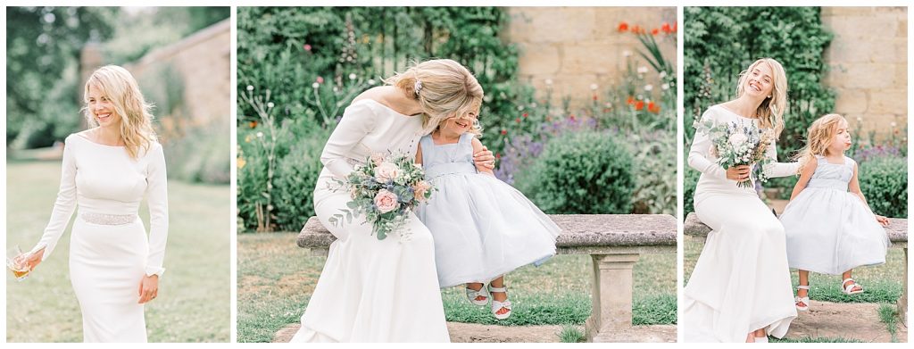 Chiddingstone Castle Wedding - Mikaella Bridal - Sara Gabriel Veils - Johnnys Little Sister Florist - Sam Areman Photo