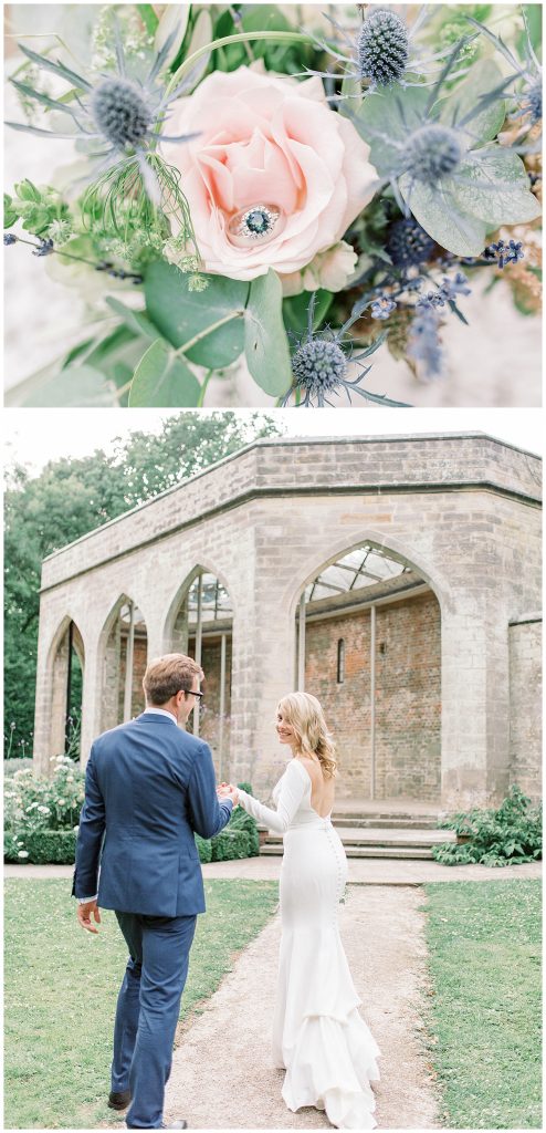 Chiddingstone Castle Wedding - Mikaella Bridal - Sara Gabriel Veils - Johnnys Little Sister Florist - Sam Areman Photo